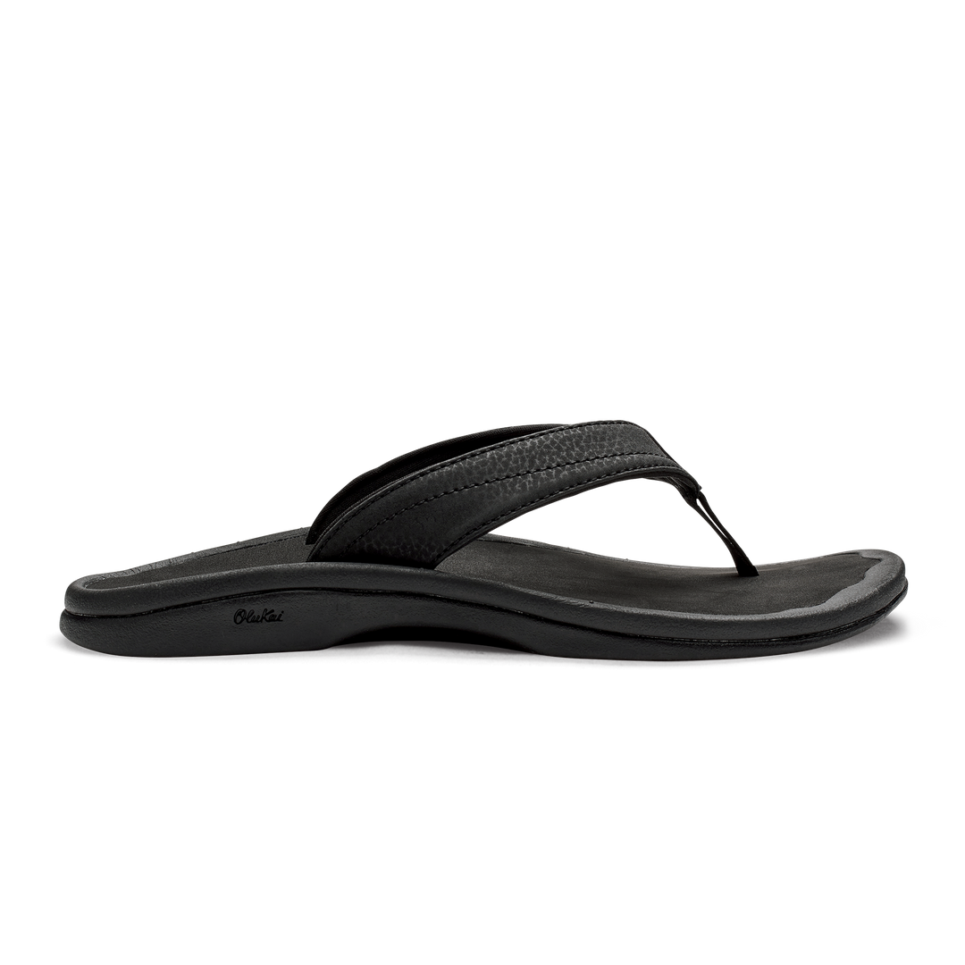 Olukai Women's 'Ohana - Ecru/Black - Sun Diego Boardshop