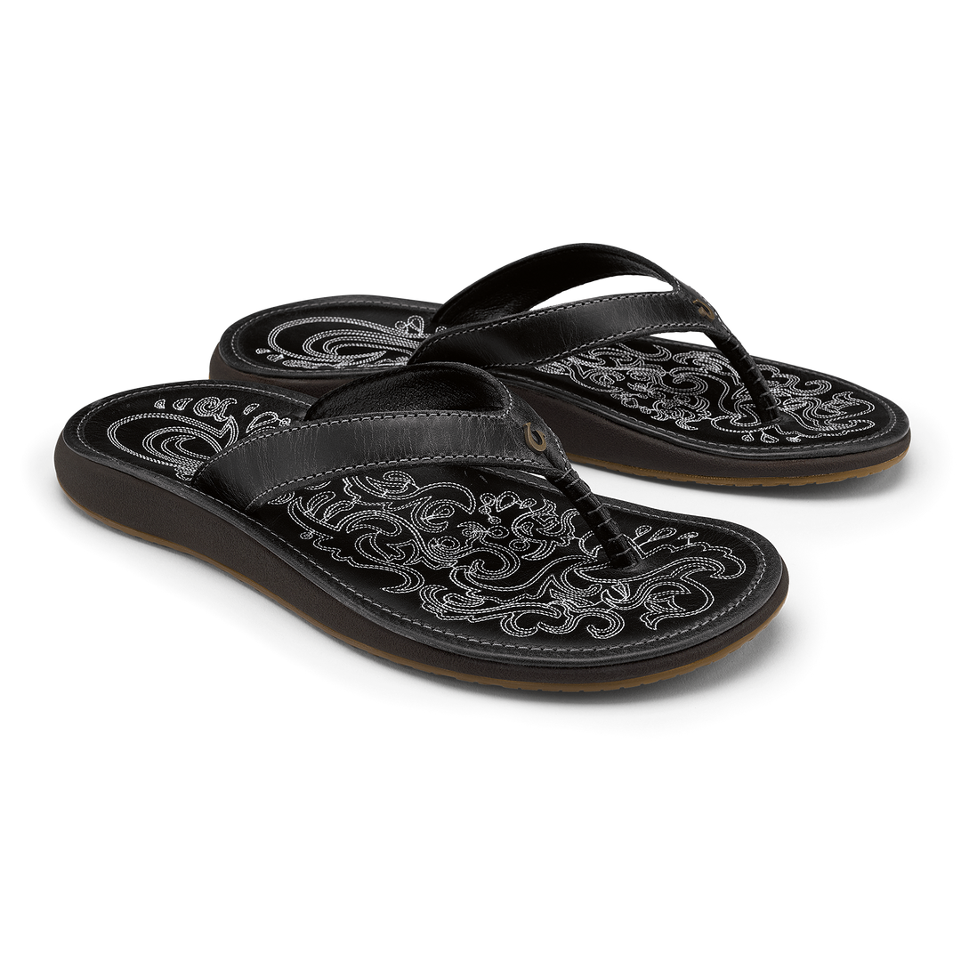 Olukai Women's Paniolo - Onyx/Onyx - Sun Diego Boardshop