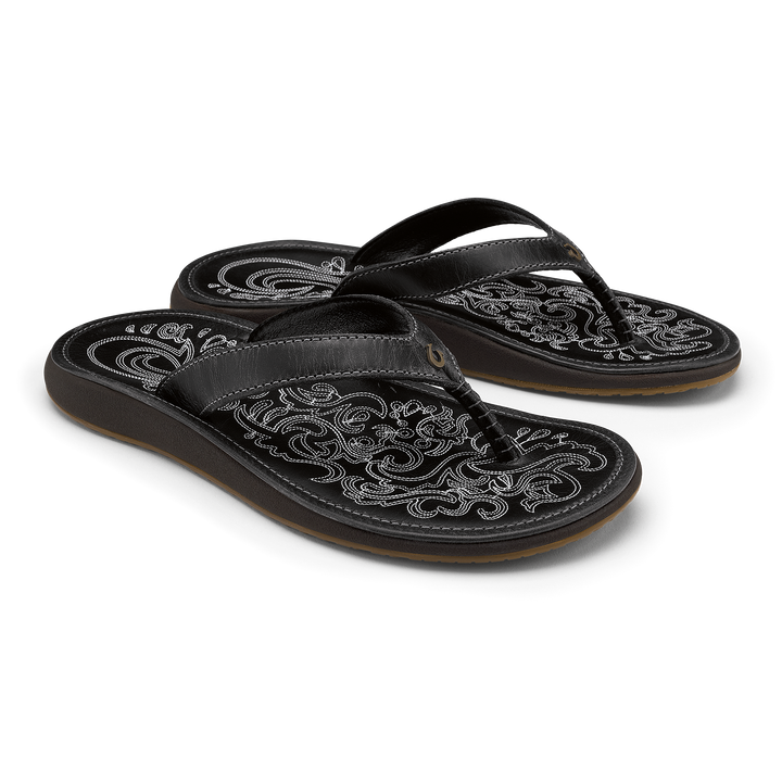 Olukai Women's Paniolo - Onyx/Onyx - Sun Diego Boardshop