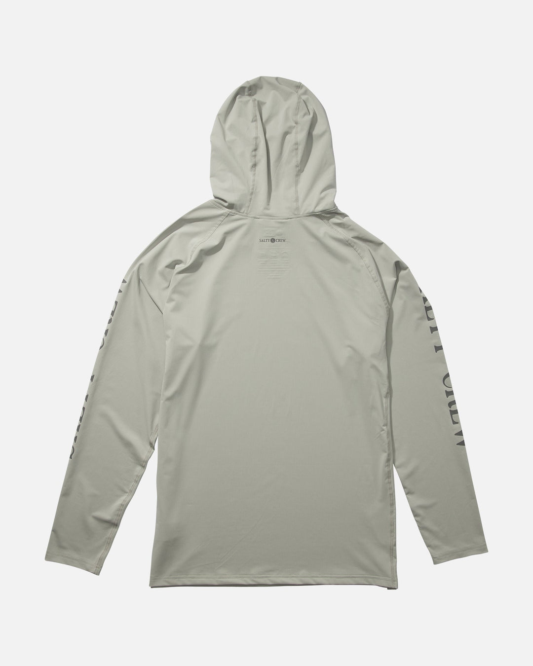 Salty Crew Alpha Flag Pinnacle Hood + Mask - GRAY - Sun Diego Boardshop