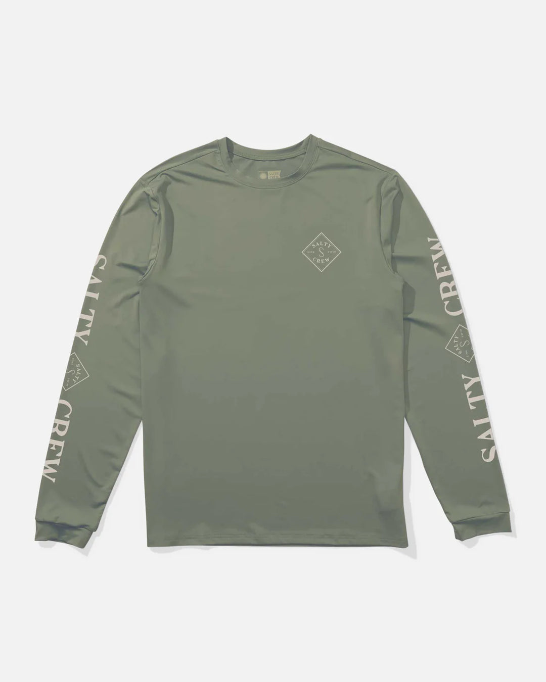 Salty Crew Tippet Long Sleeve Sunshirt - Oil Green - Sun Diego Boardshop