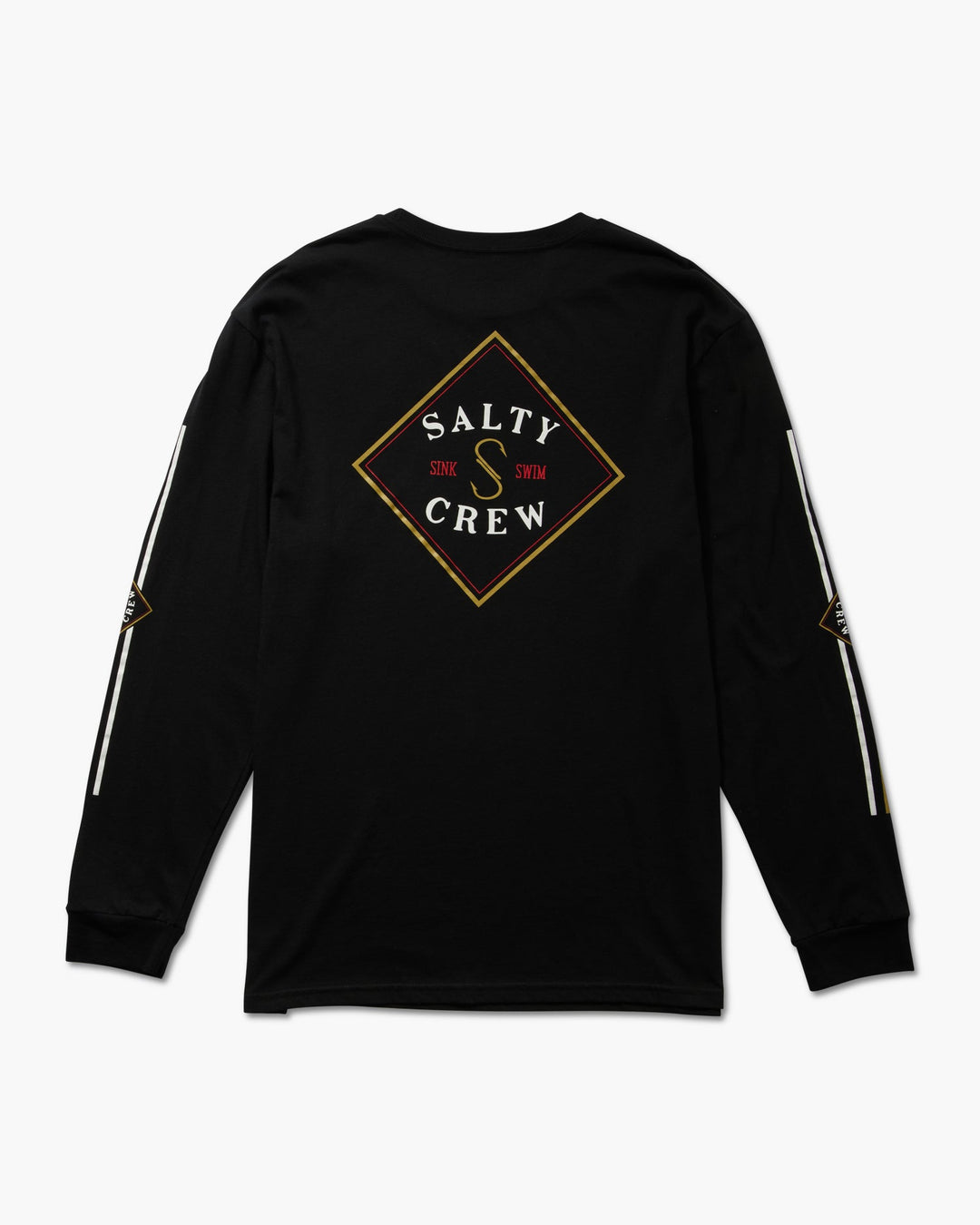 Salty Crew Tippet Color L/S Tee - BLACK - Sun Diego Boardshop