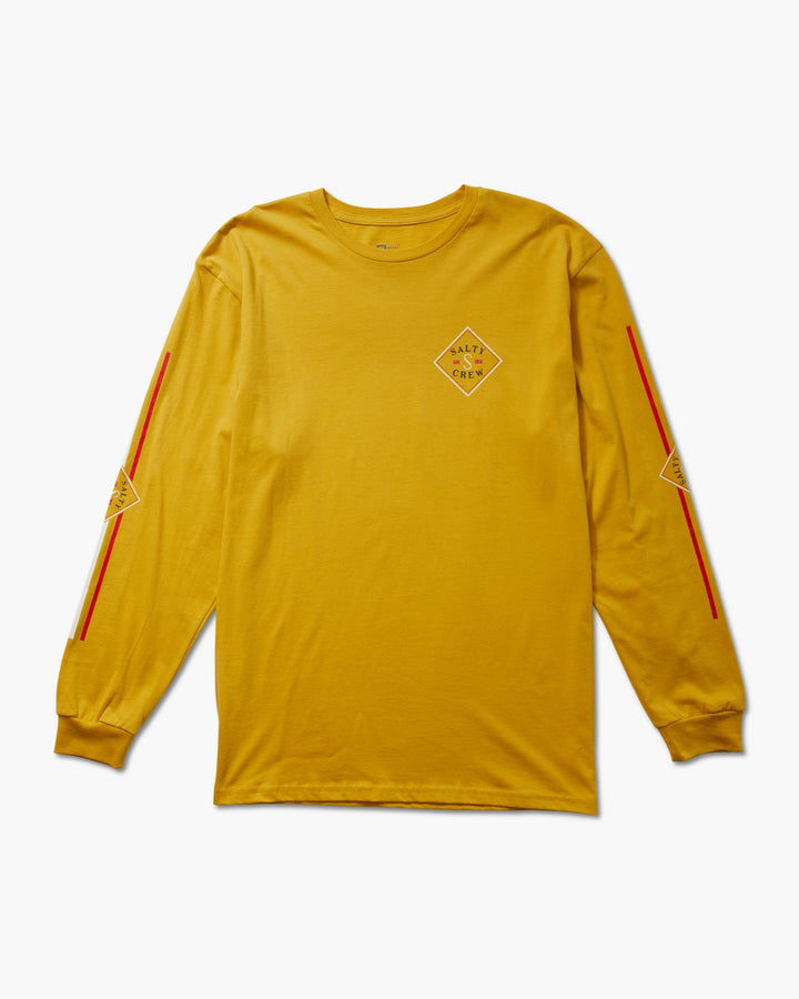 Salty Crew Tippet Color L/S Premium Tee - MUSTARD - Sun Diego Boardshop