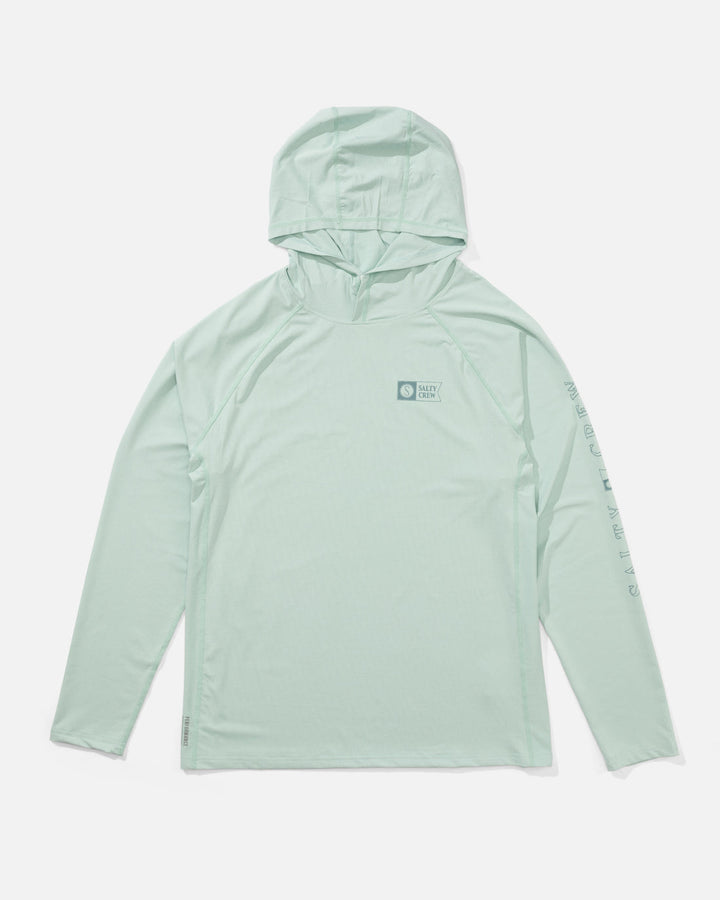 Salty Crew Apex Perforated Sunshirt Hoodie - Marine - Sun Diego Boardshop