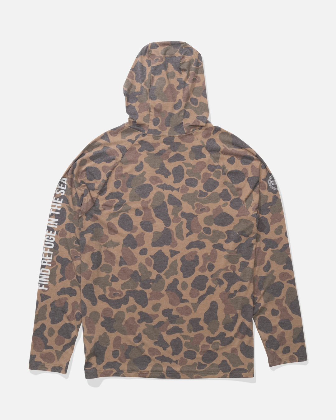 Salty Crew Men's Mariner Lite UV Hood - Tan Camo