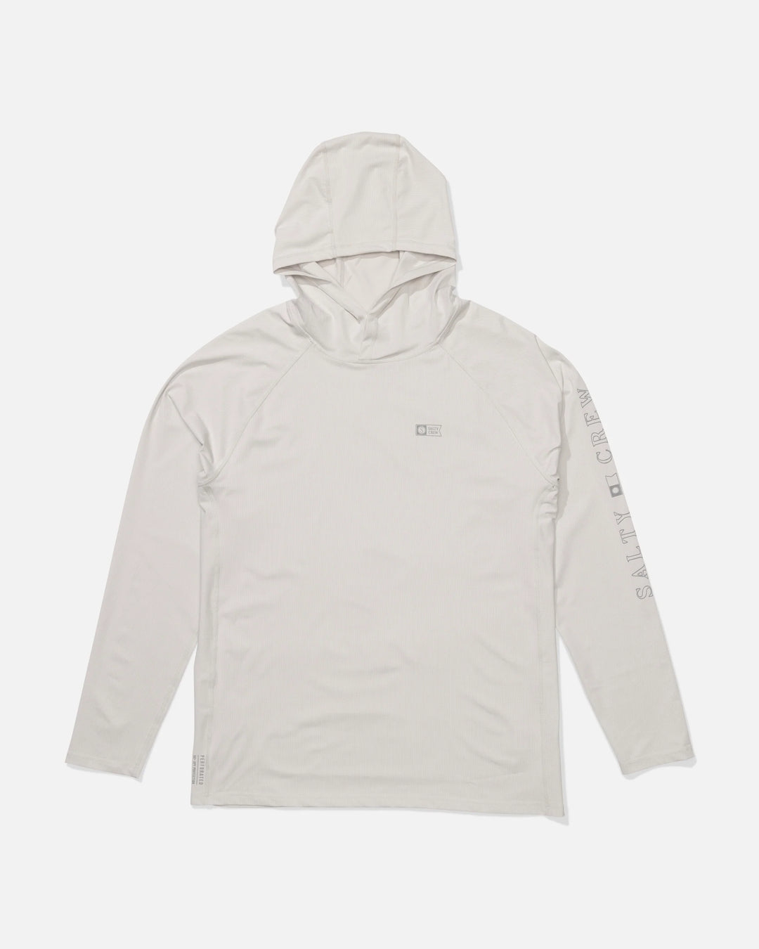 Salty Crew Men's Apex Perforated Sunshirt - Light Grey