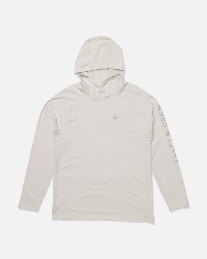 Salty Crew Men's Apex Perforated Sunshirt - Light Grey