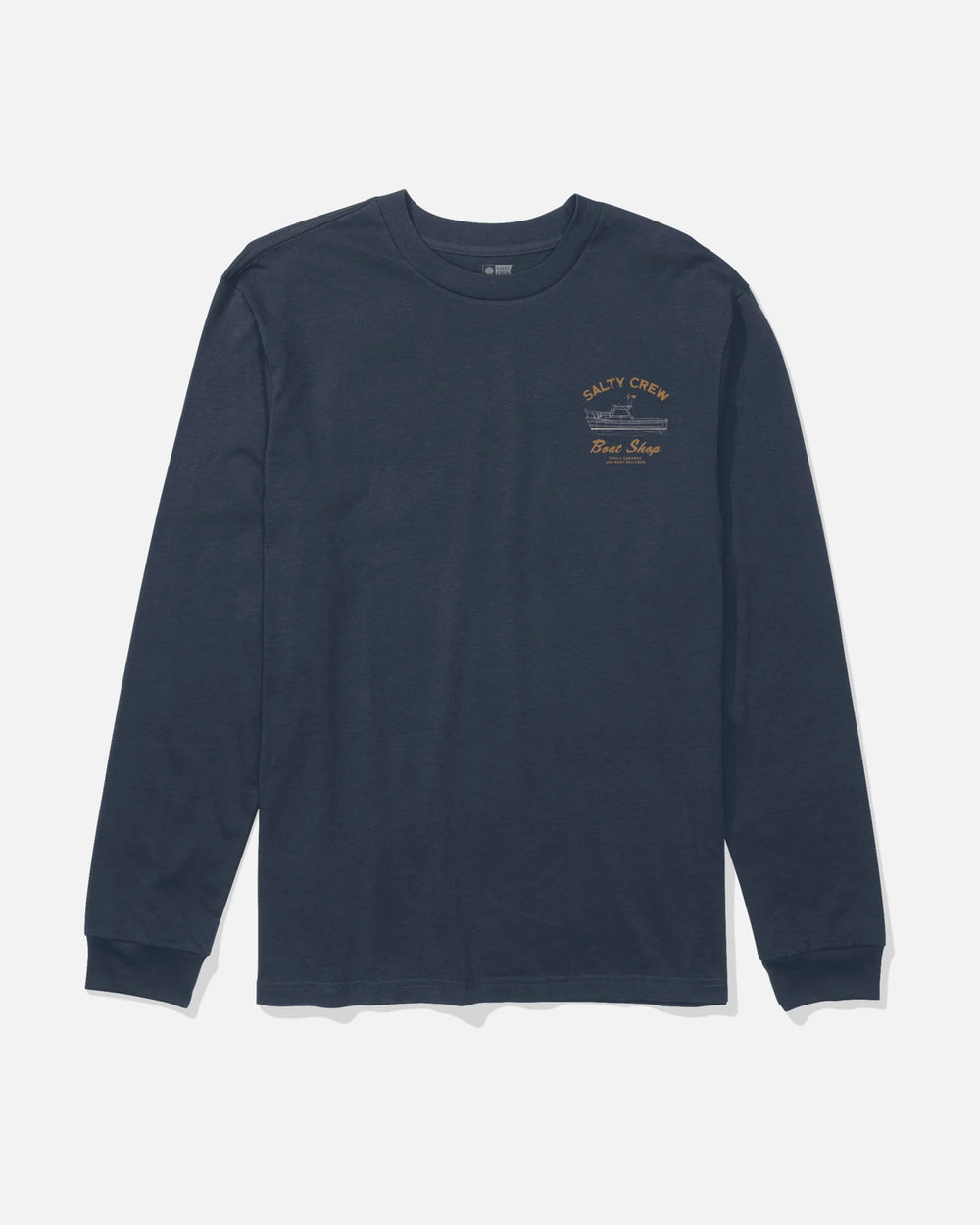 Salty Crew Boat Shop Long Sleeve Tee - Navy - Sun Diego Boardshop