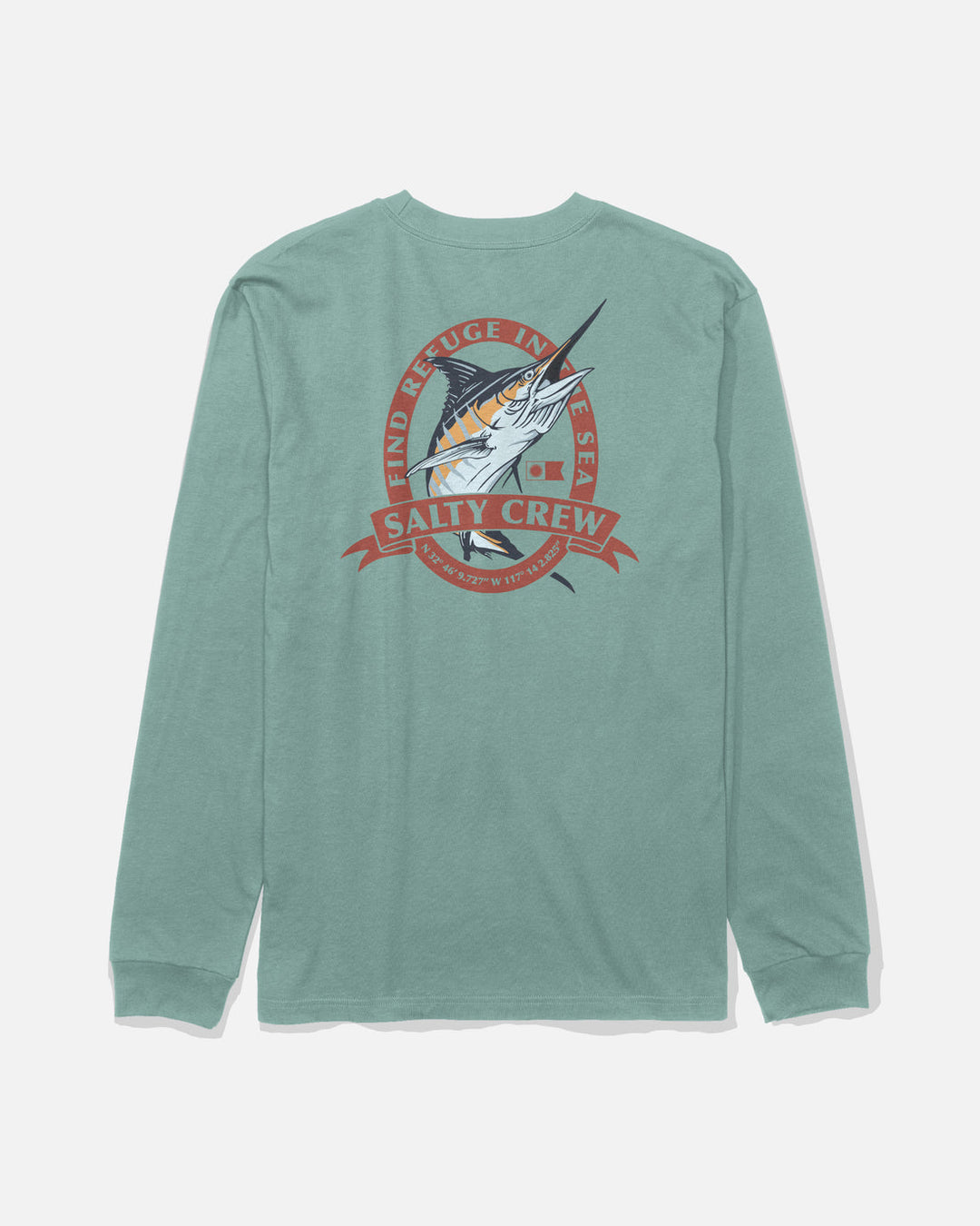 Salty Crew Bill Club Long Sleeve Tee - Mackerel - Sun Diego Boardshop