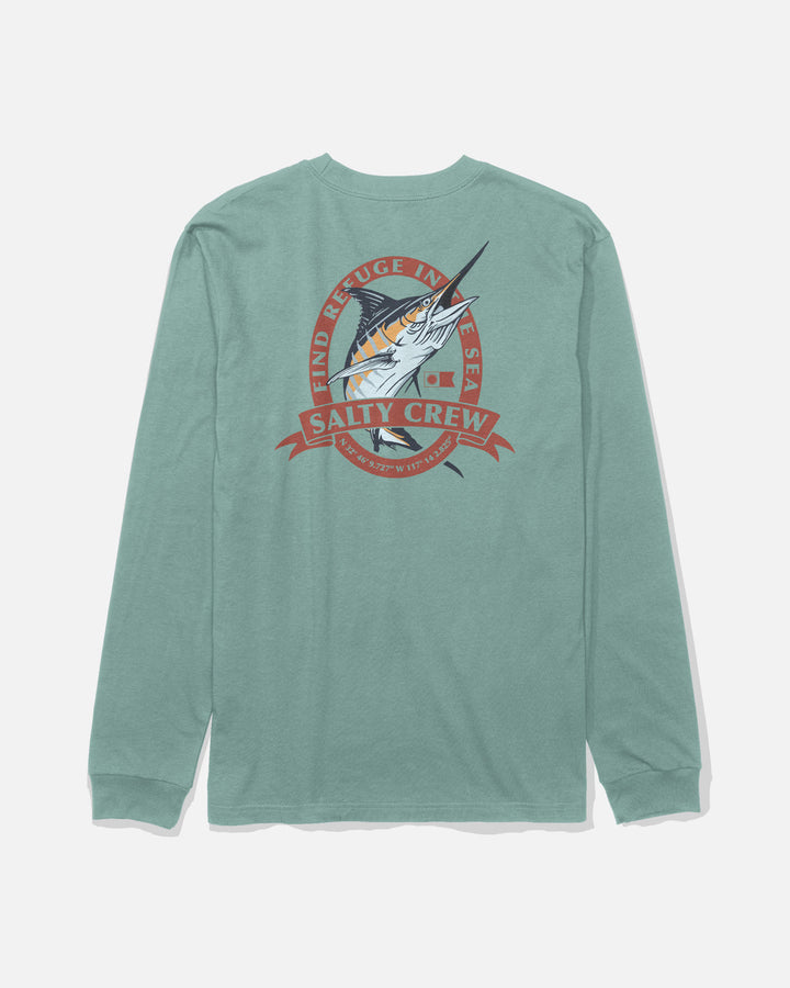 Salty Crew Bill Club Long Sleeve Tee - Mackerel - Sun Diego Boardshop