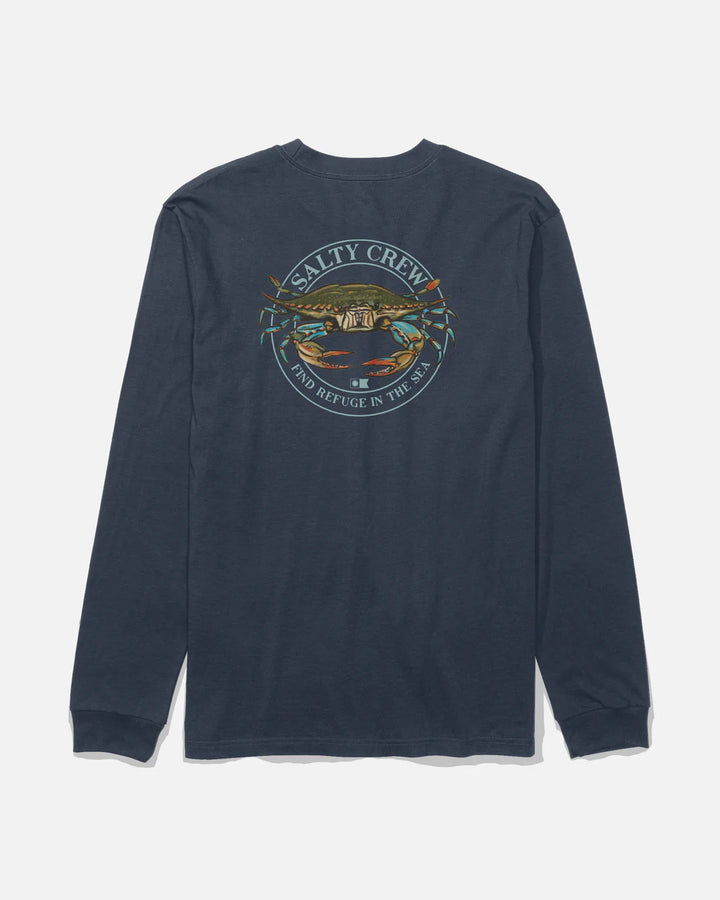 Salty Crew Jimmy Long Sleeve Tee - Navy