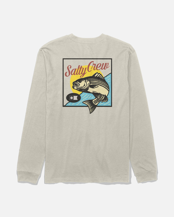 Salty Crew Men's Striped Long Sleeve Tee - Bone - Sun Diego Boardshop