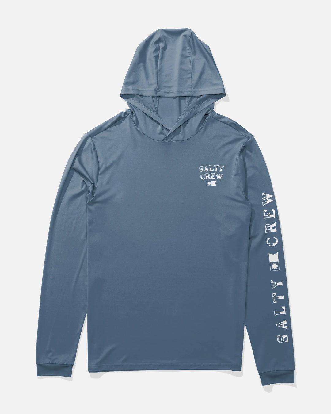 Salty Crew Men's On Board Hood Sunshirt - Captains Blue - Sun Diego Boardshop