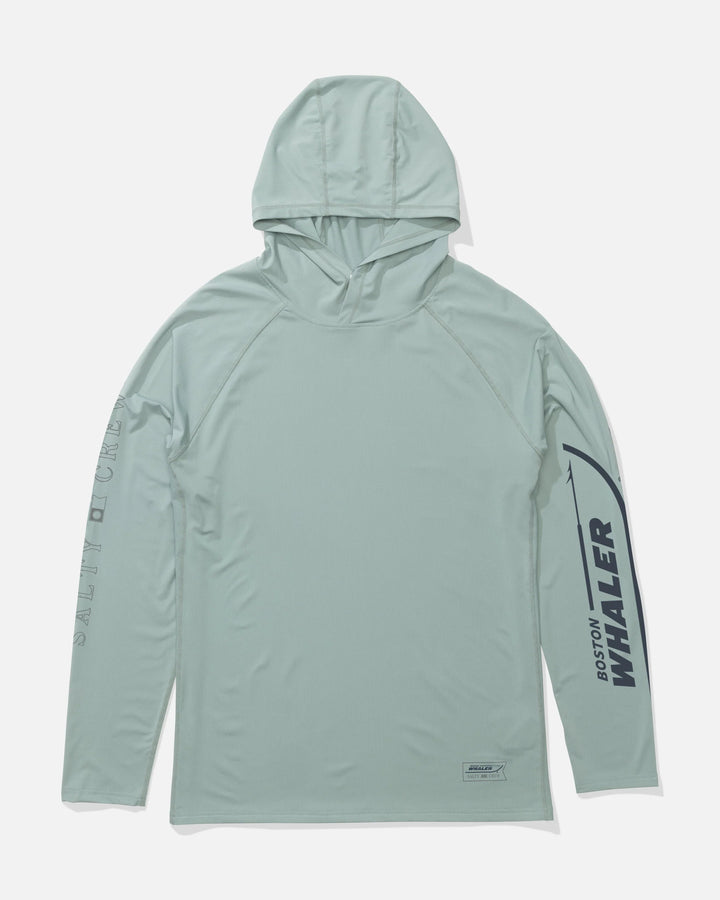 Salty Crew Men's Whaler Apex Perforated Sunshirt - Mackerel