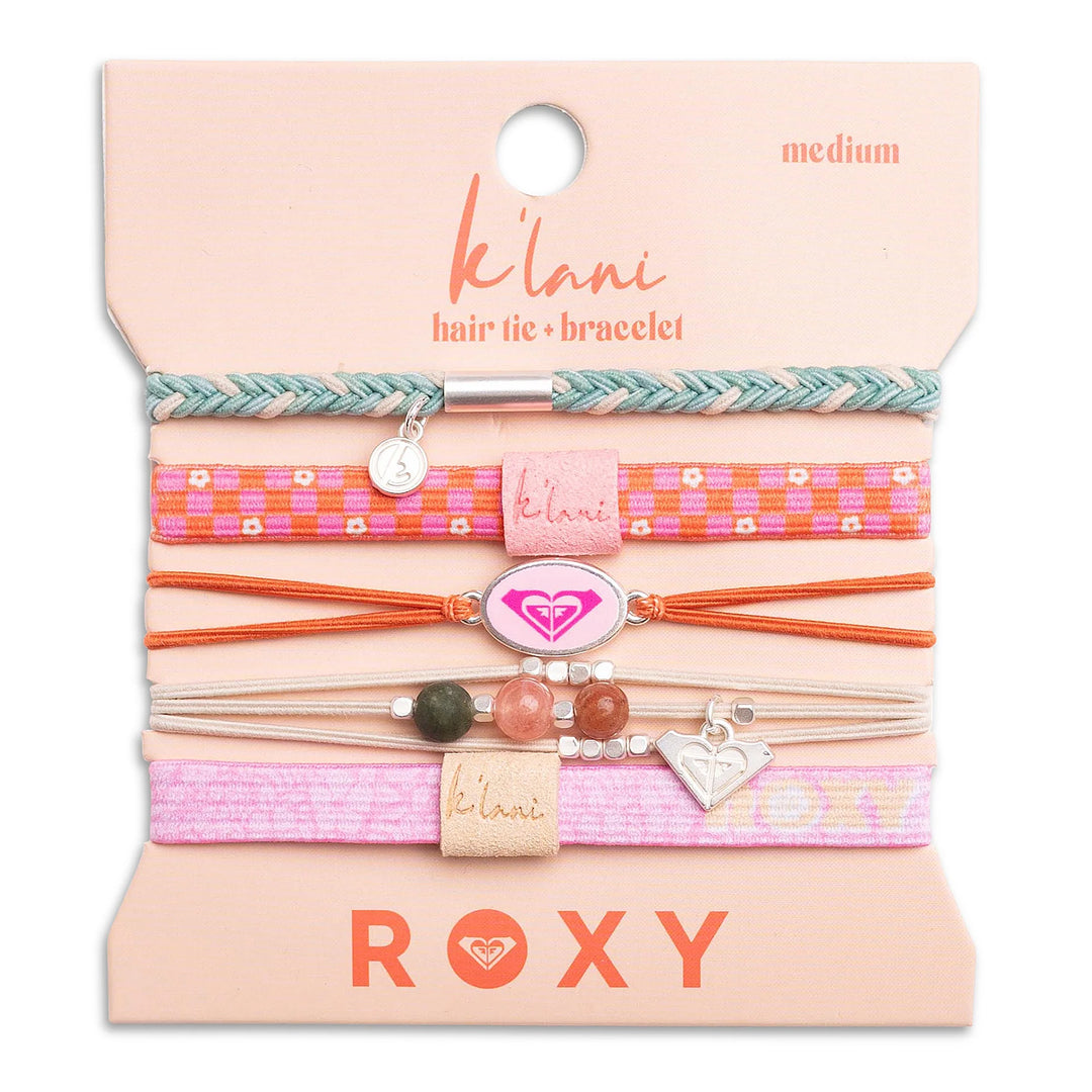 K-Lani Women's Roxy Pink Tropics Hair Tie Bracelets - Asst - Sun Diego Boardshop
