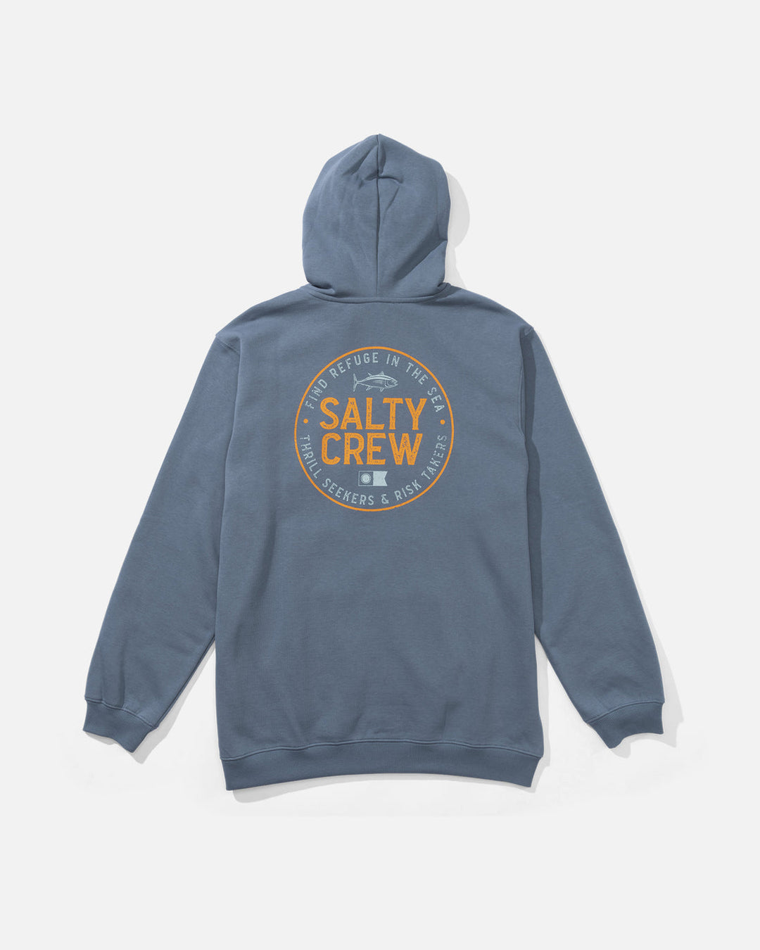 Salty Crew Legendary Zip Fleece Hoodie - SLATE - Sun Diego Boardshop