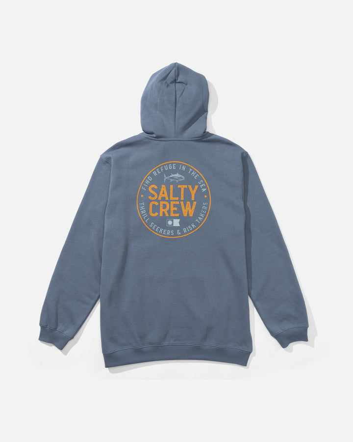 Salty Crew Legendary Zip Fleece Hoodie - SLATE - Sun Diego Boardshop