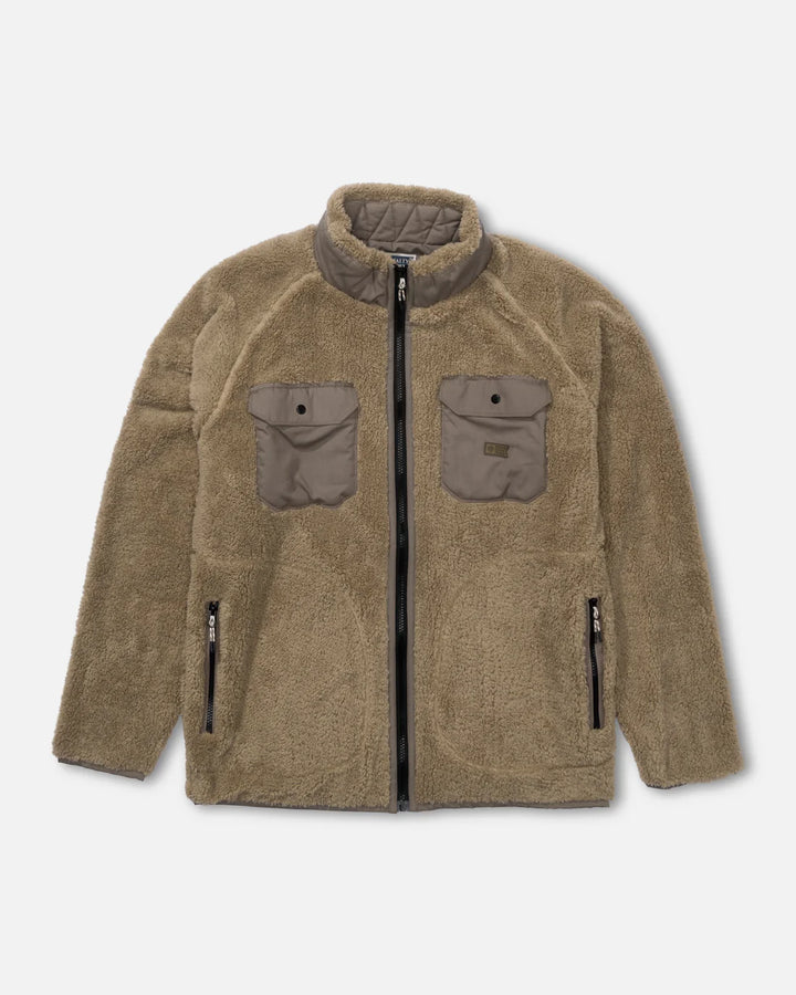 Salty Crew Swellter Sherpa Fleece - Mushroom