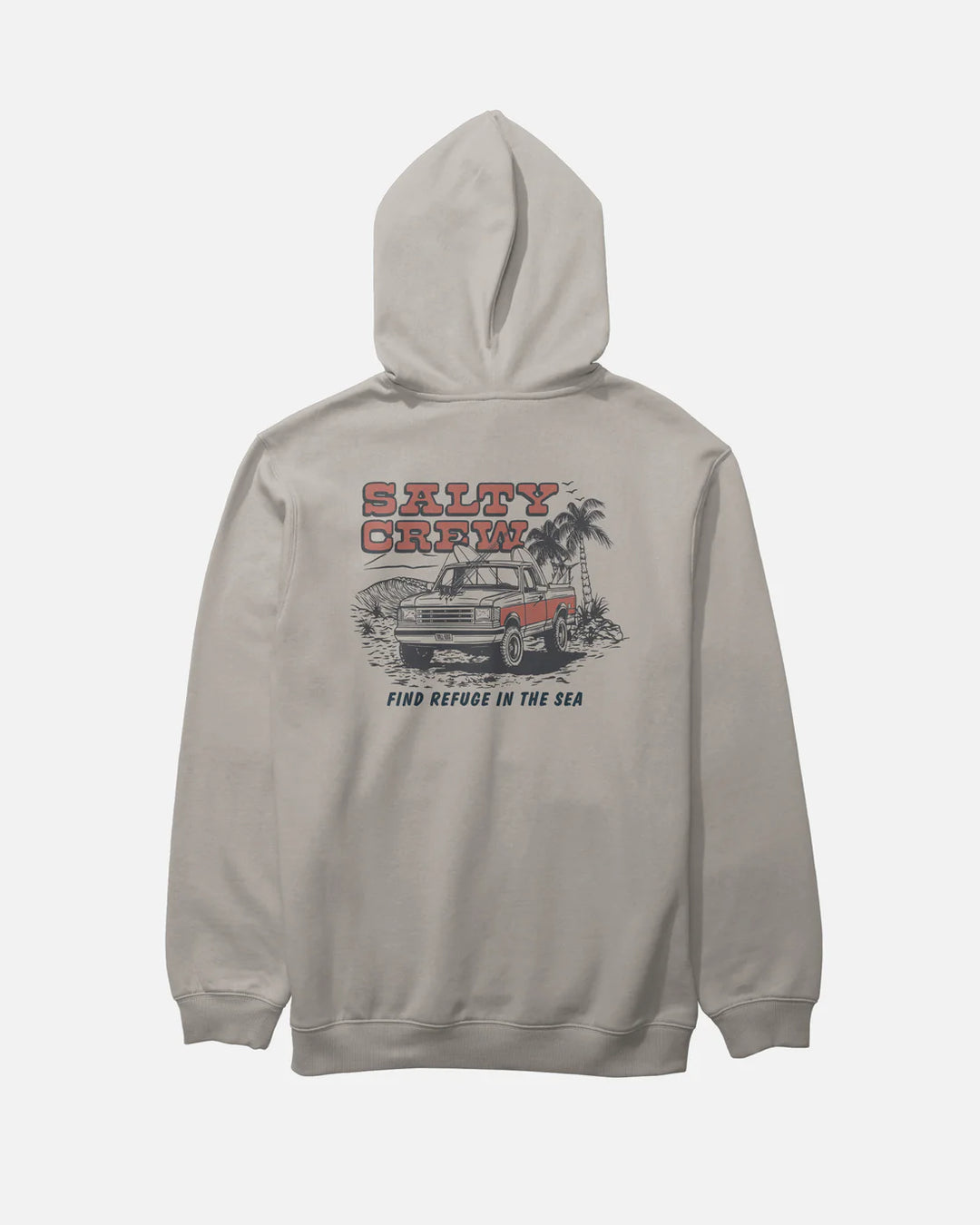 Salty Crew Truck Stop Fleece Hoodie - Stone - Sun Diego Boardshop