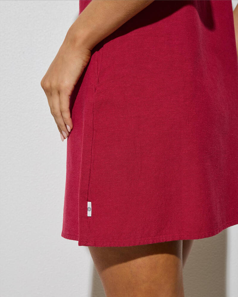 Rhythm Classic Slip Dress - Sangria
