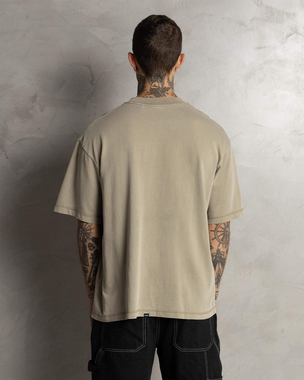 THRILLS Lost In Paradise Embro Box Fit T-Shirt - ALUMINUM - Sun Diego Boardshop