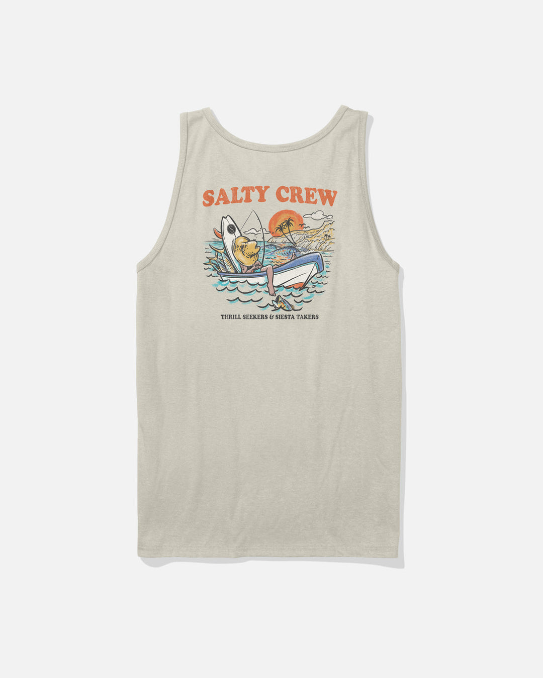 Salty Crew Down Time Tank - Bone - Sun Diego Boardshop
