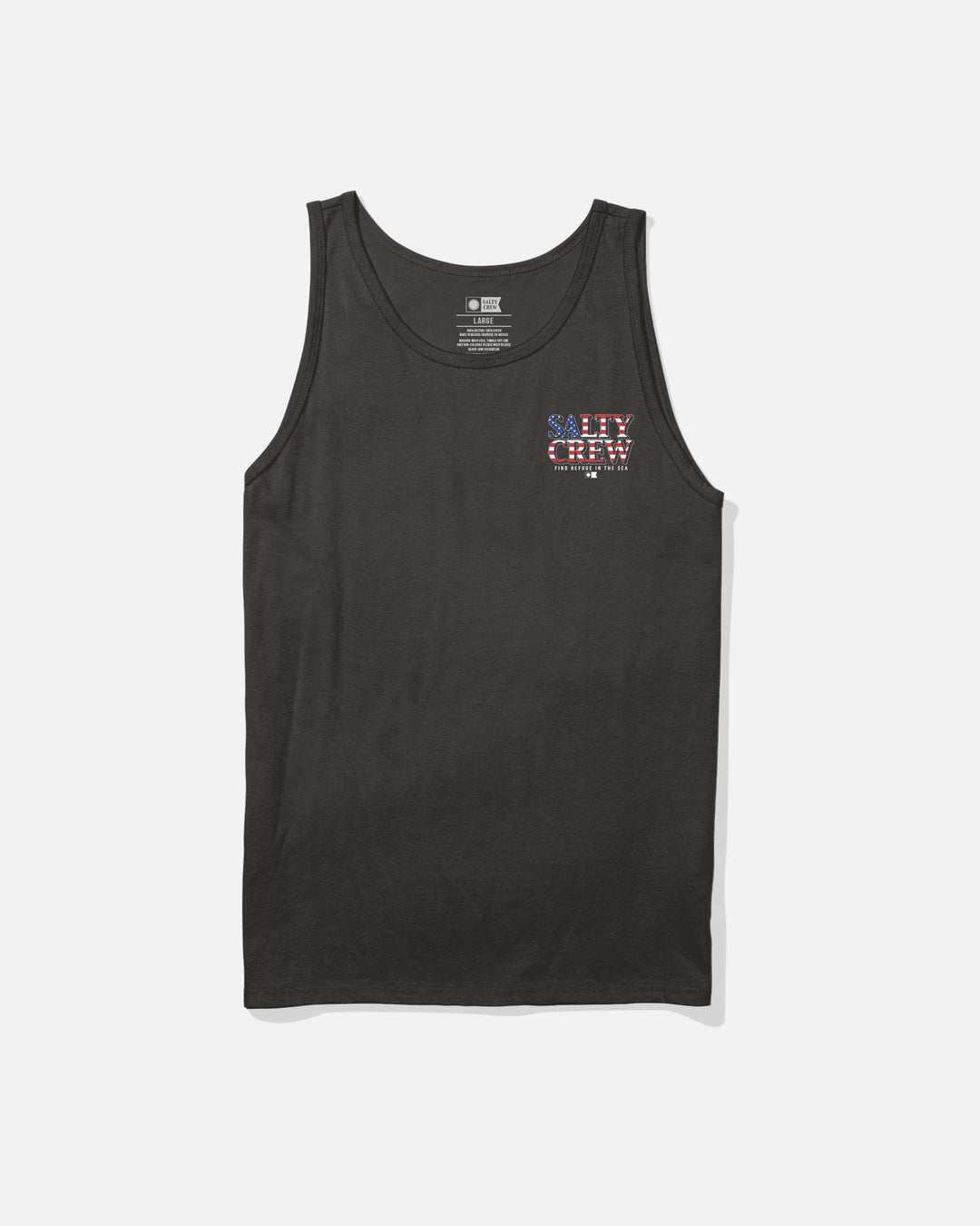 Salty Crew Men's America Optic Tank - Black