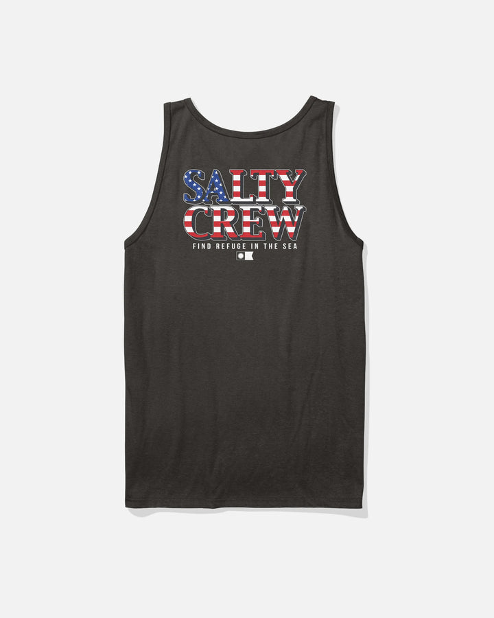 Salty Crew Men's America Optic Tank - Black