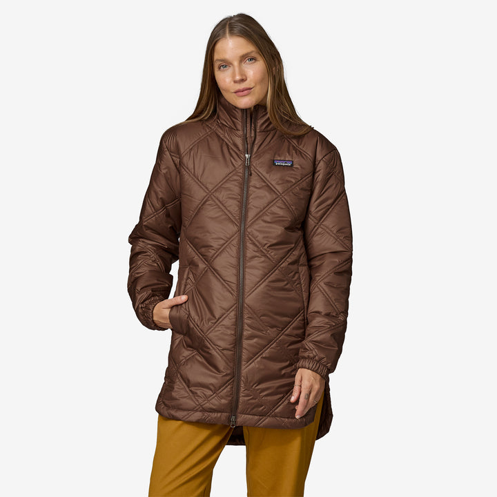 Patagonia Women's Pine Bank Insulated Parka - MOLASSES BROWN - Sun Diego Boardshop