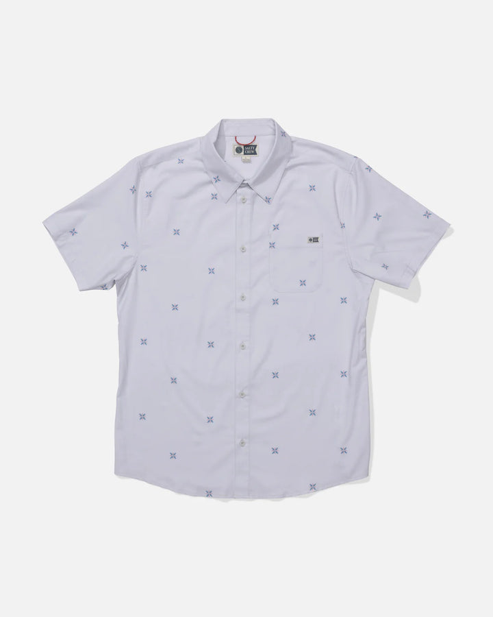 Salty Crew Drifter Uv Button Up - Light Grey - Sun Diego Boardshop