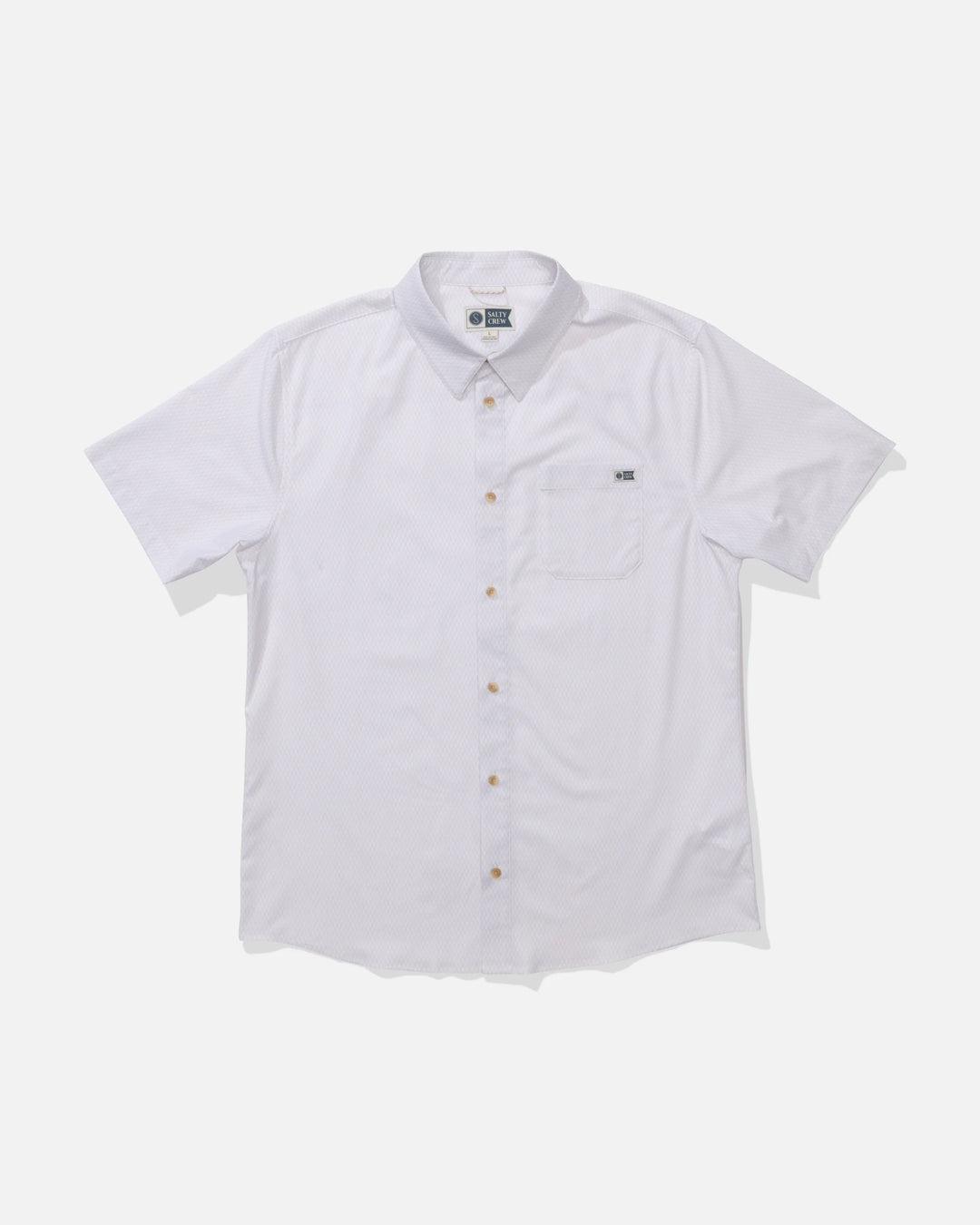 Salty Crew Men's Drifter UV Button Up - Natural
