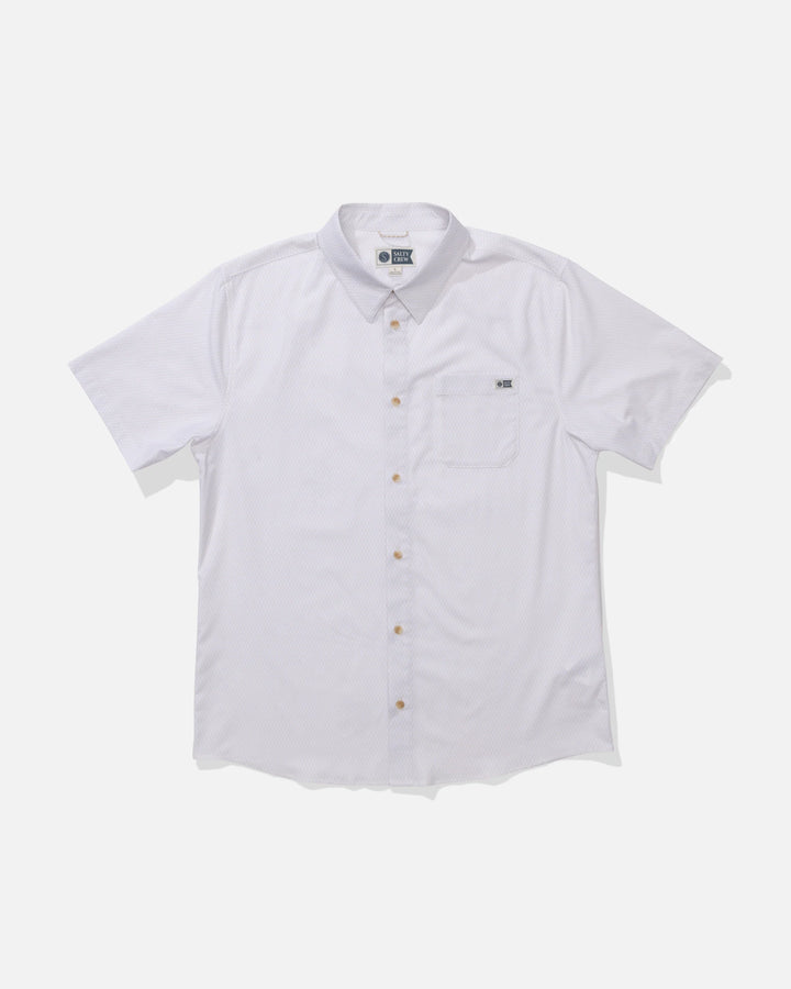 Salty Crew Men's Drifter UV Button Up - Natural