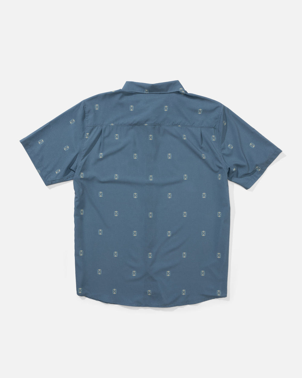 Salty Crew Breezer Perforated Button Up - Channel Blue - Sun Diego Boardshop