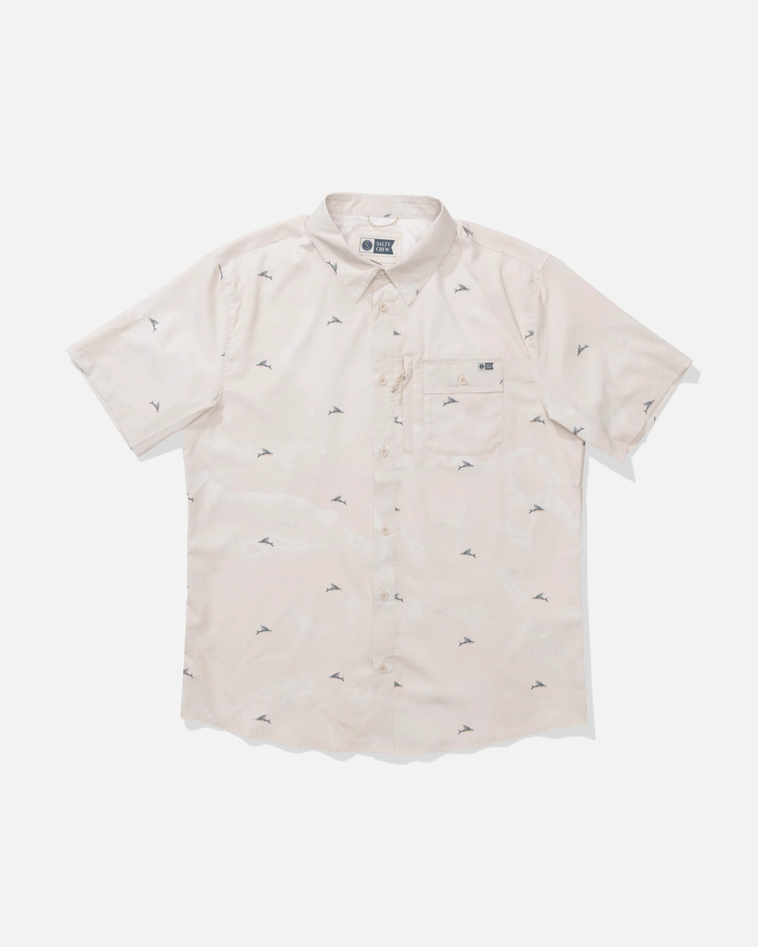 Salty Crew Men's Flagship UV Button Up - Natural