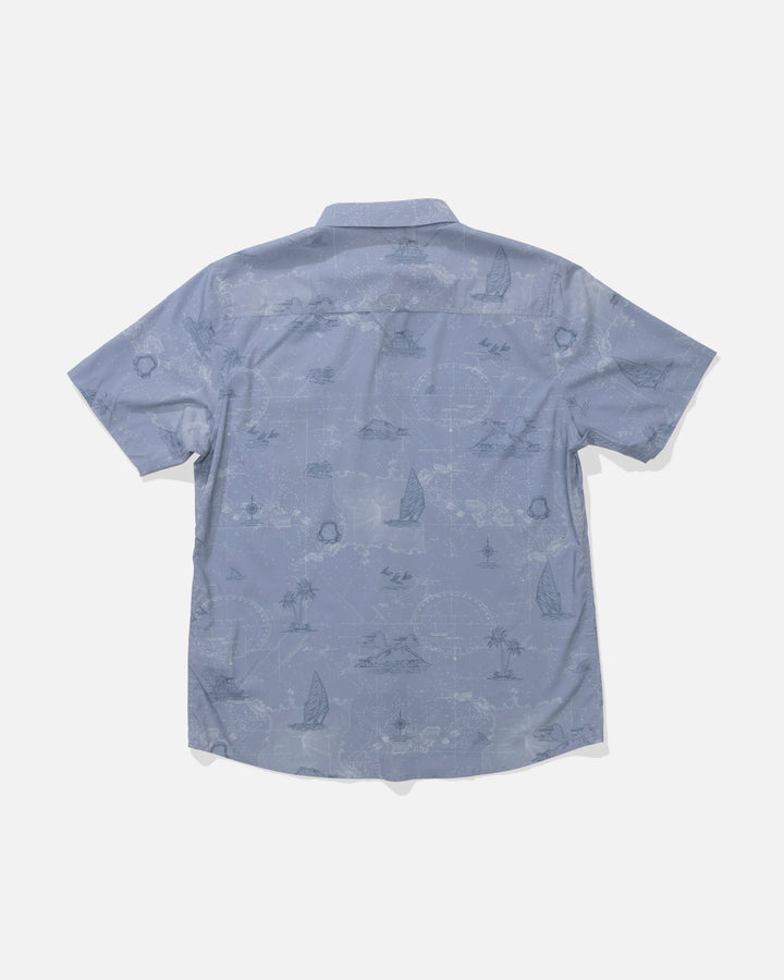 Salty Crew Men's Flagship UV Button Up - Tradewinds