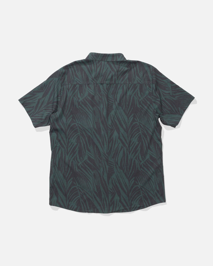 Salty Crew Men's Flagship UV Button Up - Washed Green