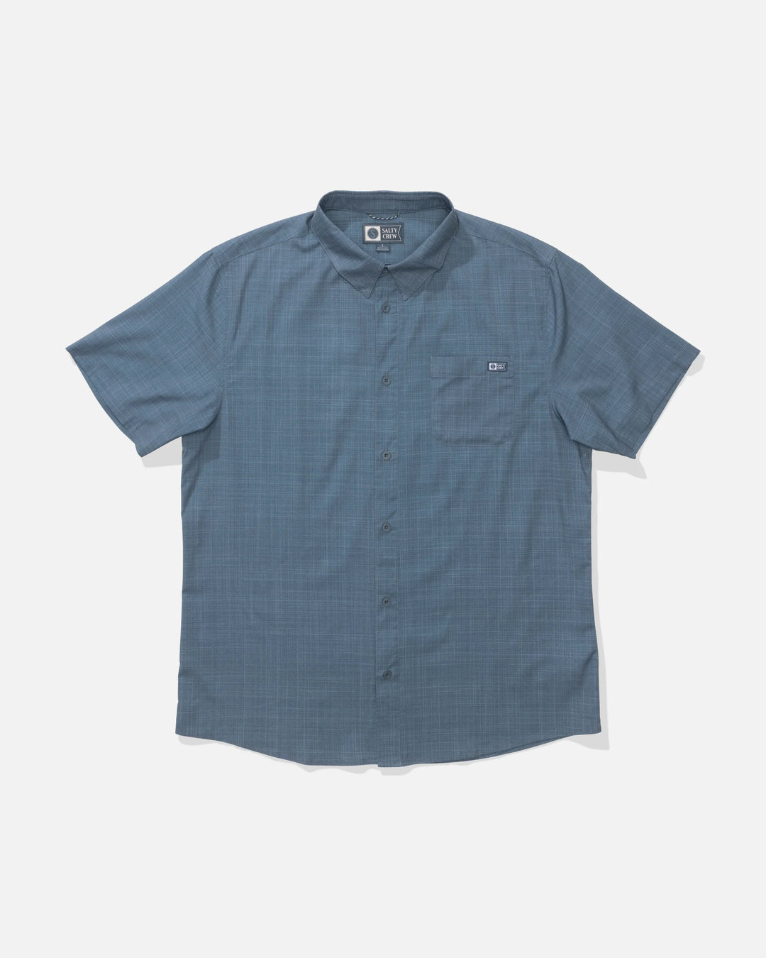 Salty Crew Men's Breezer Perforated Button Up - Monument