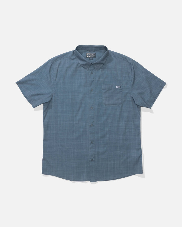 Salty Crew Men's Breezer Perforated Button Up - Monument