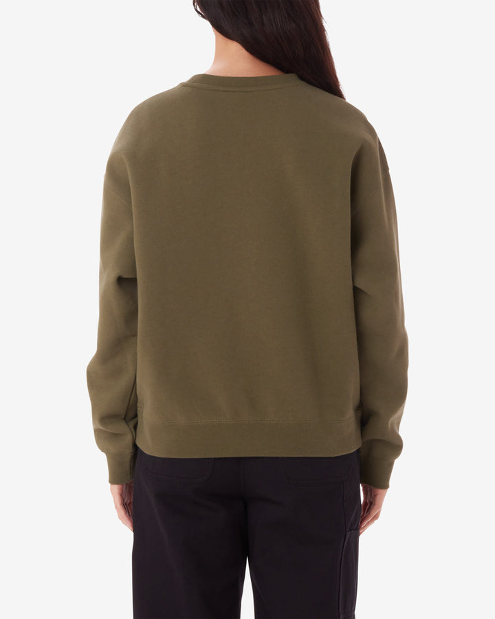 Obey TYPE MIX CREWNECK - OLIVE - Sun Diego Boardshop