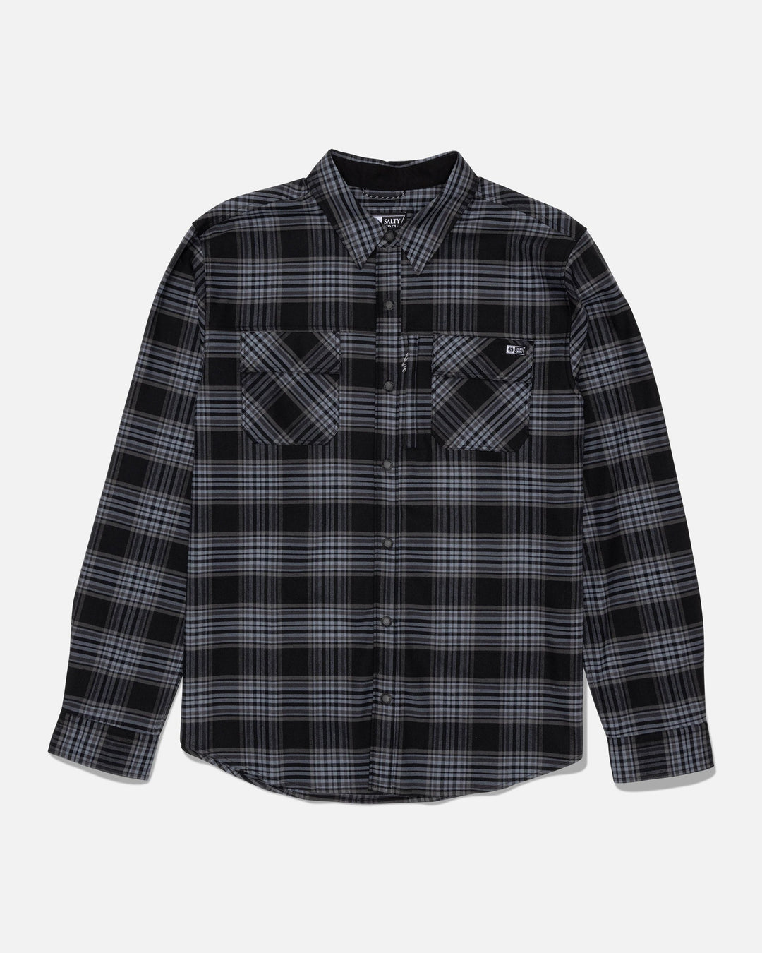 Salty Crew Men's Fathom Tech Flannel - Dark Grey - Sun Diego Boardshop