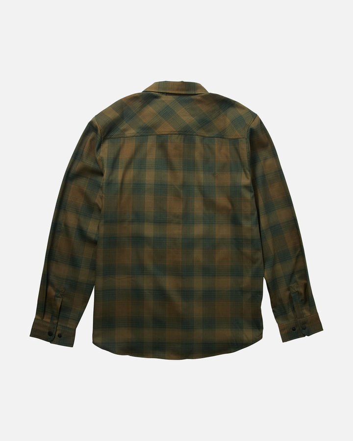 Salty Crew Fathom Tech Flannel - OLIVE - Sun Diego Boardshop