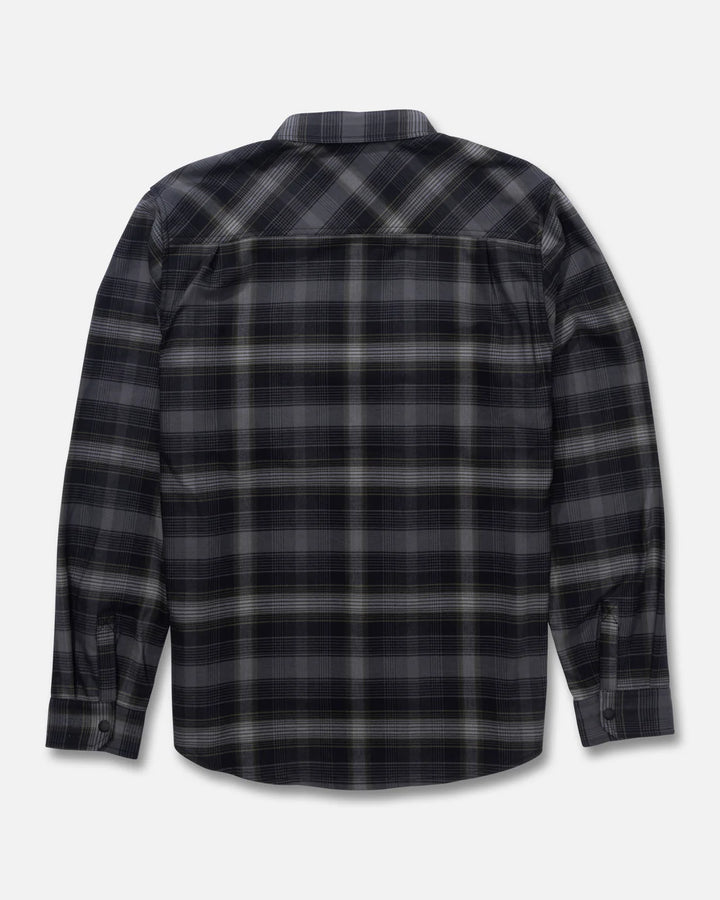 Salty Crew Fathom Tech Flannel - Pirate Black