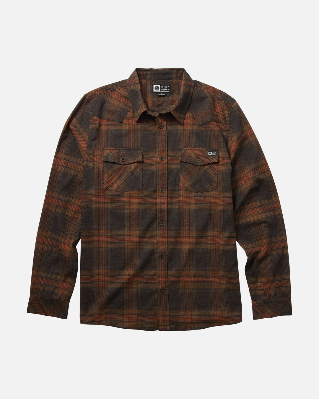 Salty Crew Ranchero Flannel - BLACK - Sun Diego Boardshop