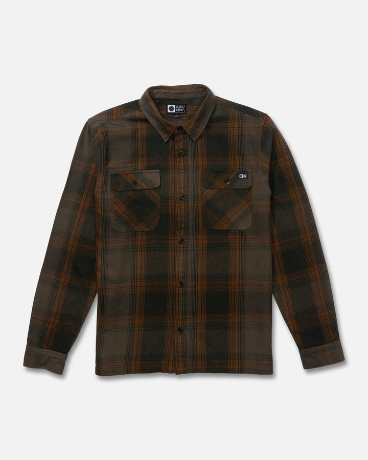 Salty Crew Windward Flannel - Olive - Sun Diego Boardshop