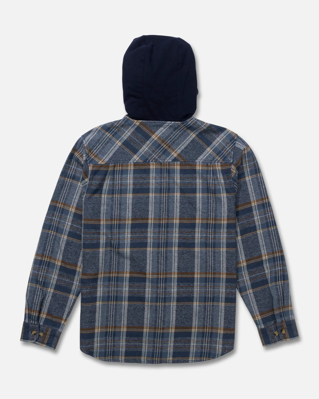 Salty Crew Whitewash Hooded Flannel - Midnight Navy - Sun Diego Boardshop