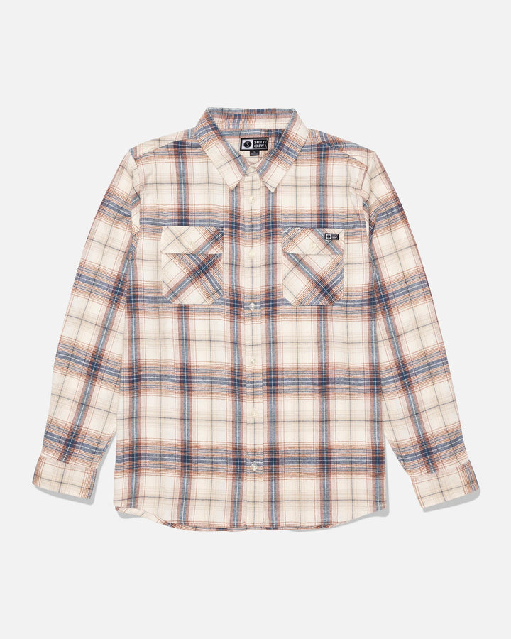 Salty Crew Men's Daybreak Flannel - Off White - Sun Diego Boardshop
