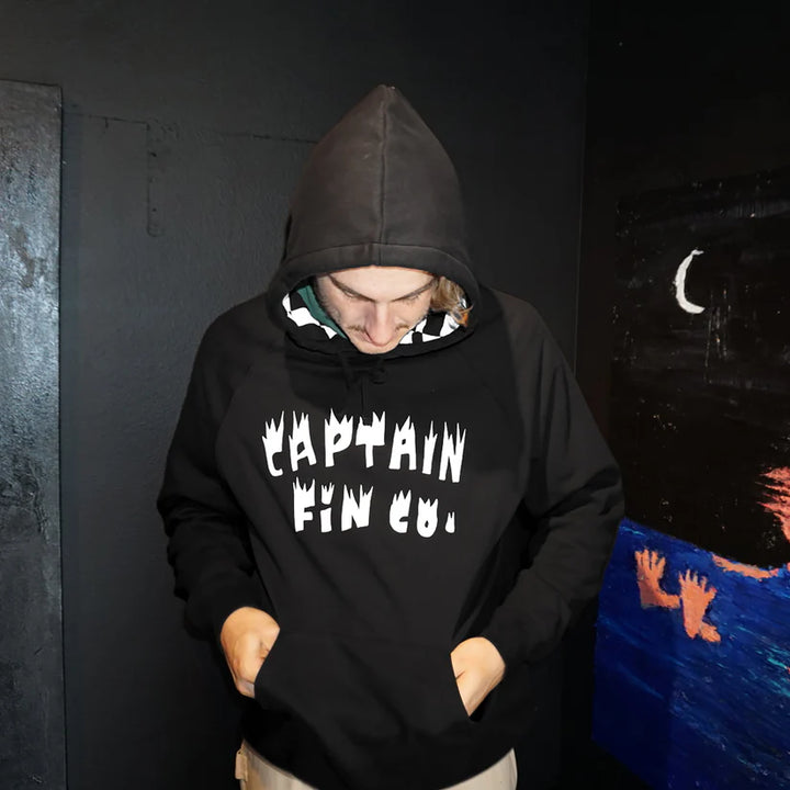 Captain Fin Co Downward Spiral Pullover Hoodie - BLACK - Sun Diego Boardshop