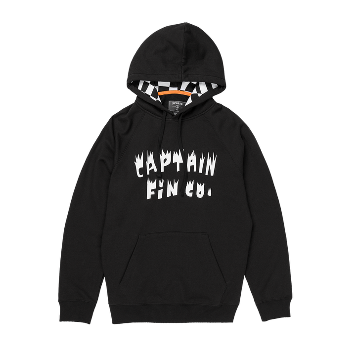 Captain Fin Co Downward Spiral Pullover Hoodie - BLACK - Sun Diego Boardshop