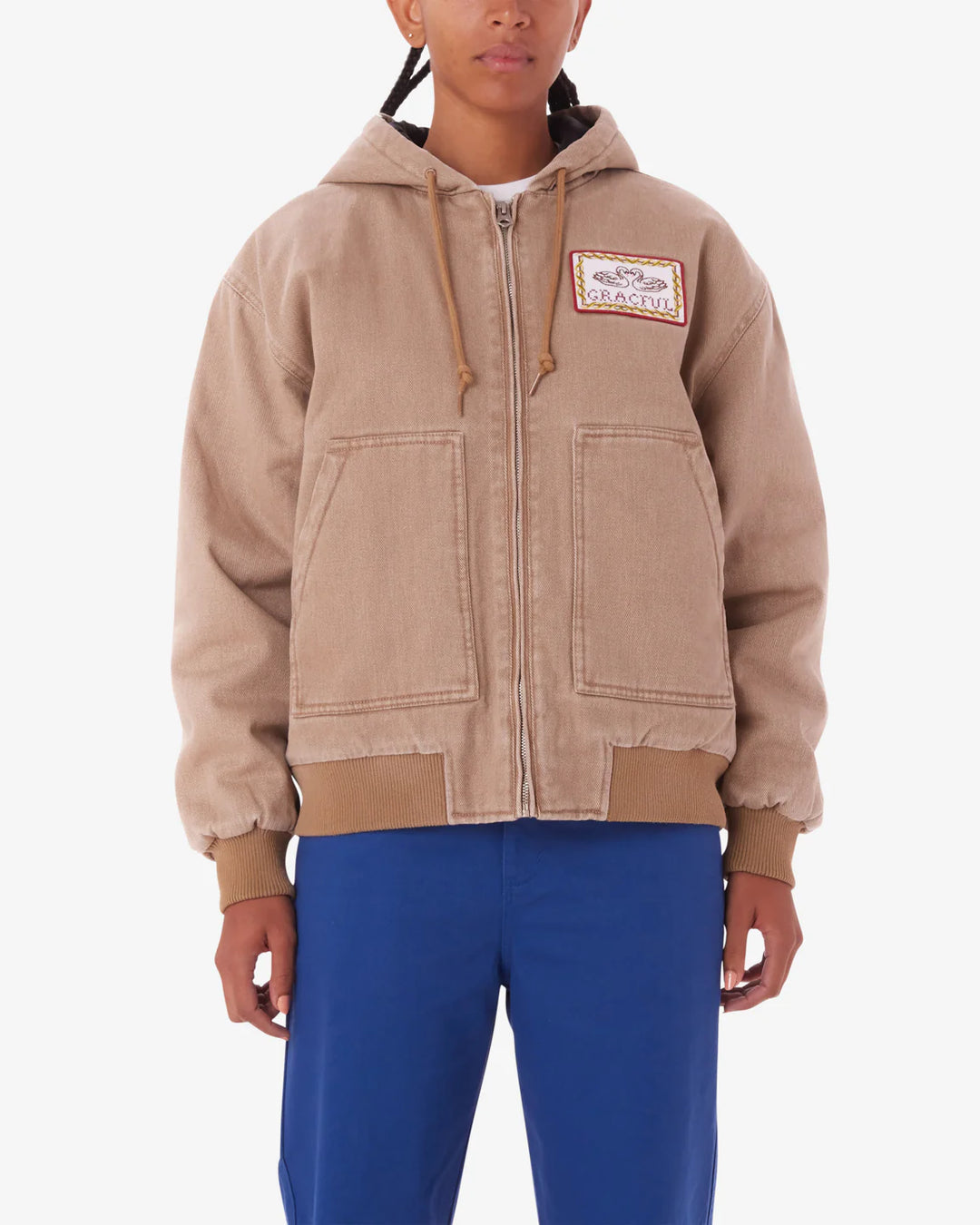 Obey SWANS PULLOVER WORK JACKET - KELP - Sun Diego Boardshop