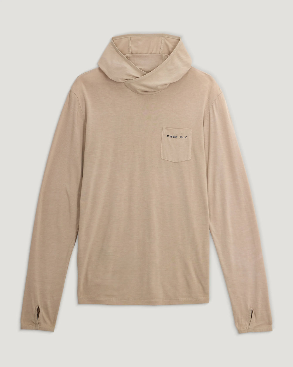 Free Fly Men's Bamboo Lightweight Graphic Hoodie - Dive Bomb Desert Tan - Sun Diego Boardshop